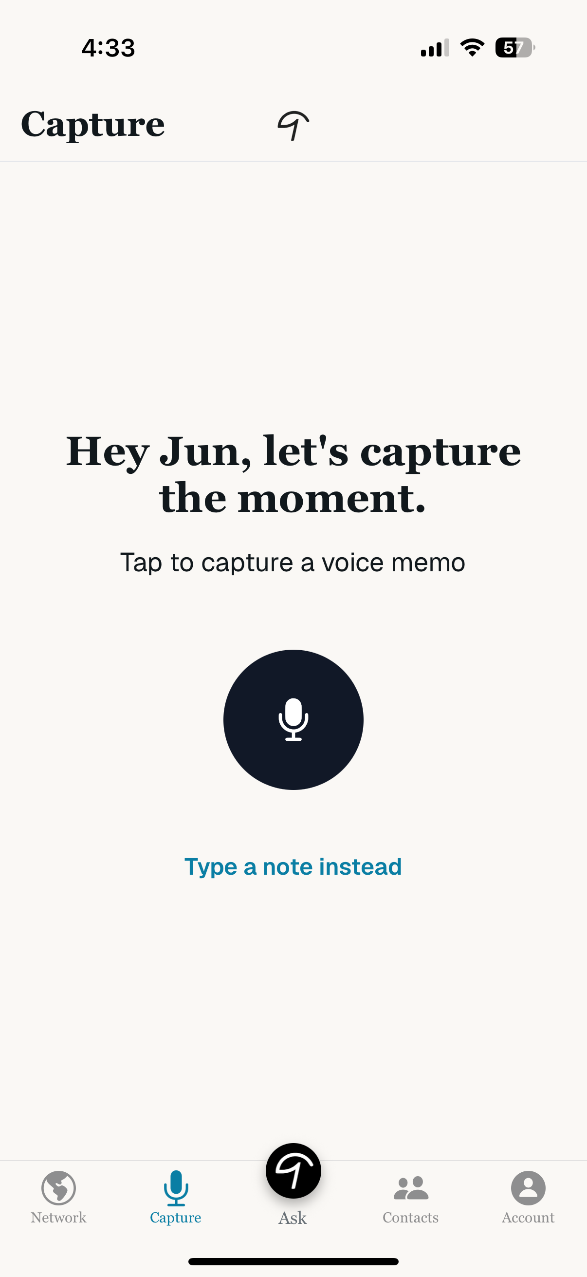 Capture context the moment it happens